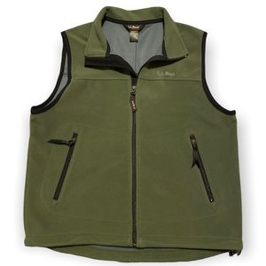 L.L. Bean Outdoors Mens Fleece Vest